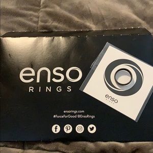 New Enso Silicone Wedding Band Obsidian Slate 11